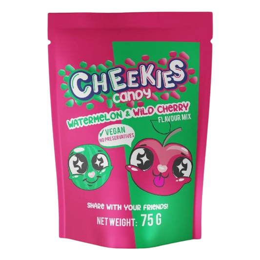Cheekies Dragee Watermelon-Sour Cherry Mix (23x75g)