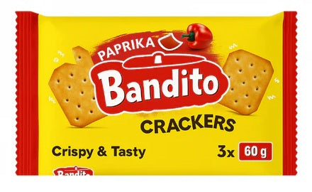 Bandito Crackers Paprika (20x180g)