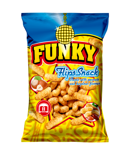 Funky Flips Peanut Hazelnut (16x80g)