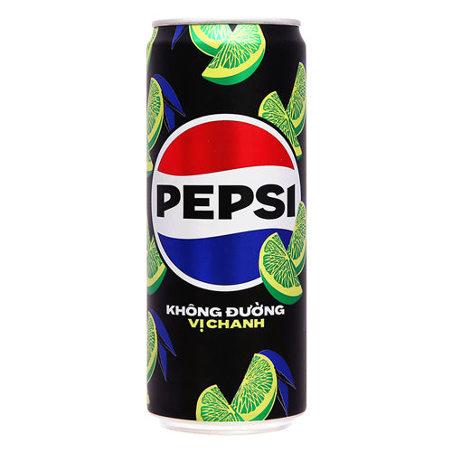 Pepsi Zero Lemon Zitrone 320 ml Dose aus Vietnam – Erfrischungsgetränk für internationale Händler