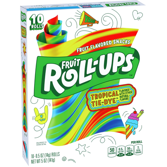 Fruit Roll-Ups Torpical Tie Dye (10x141g)