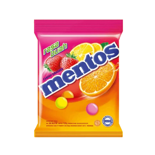 Mentos Candy Fruit Bag Asia (40x135g)