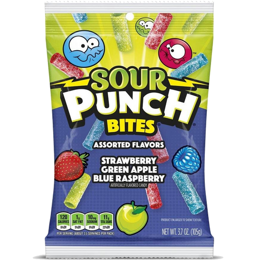 Sour Punch Assorted Bites (12x105g)